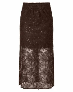 PCLOUISE HW MIDI SKIRT