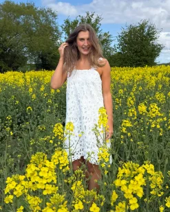 Pcmarisa lace short dress
