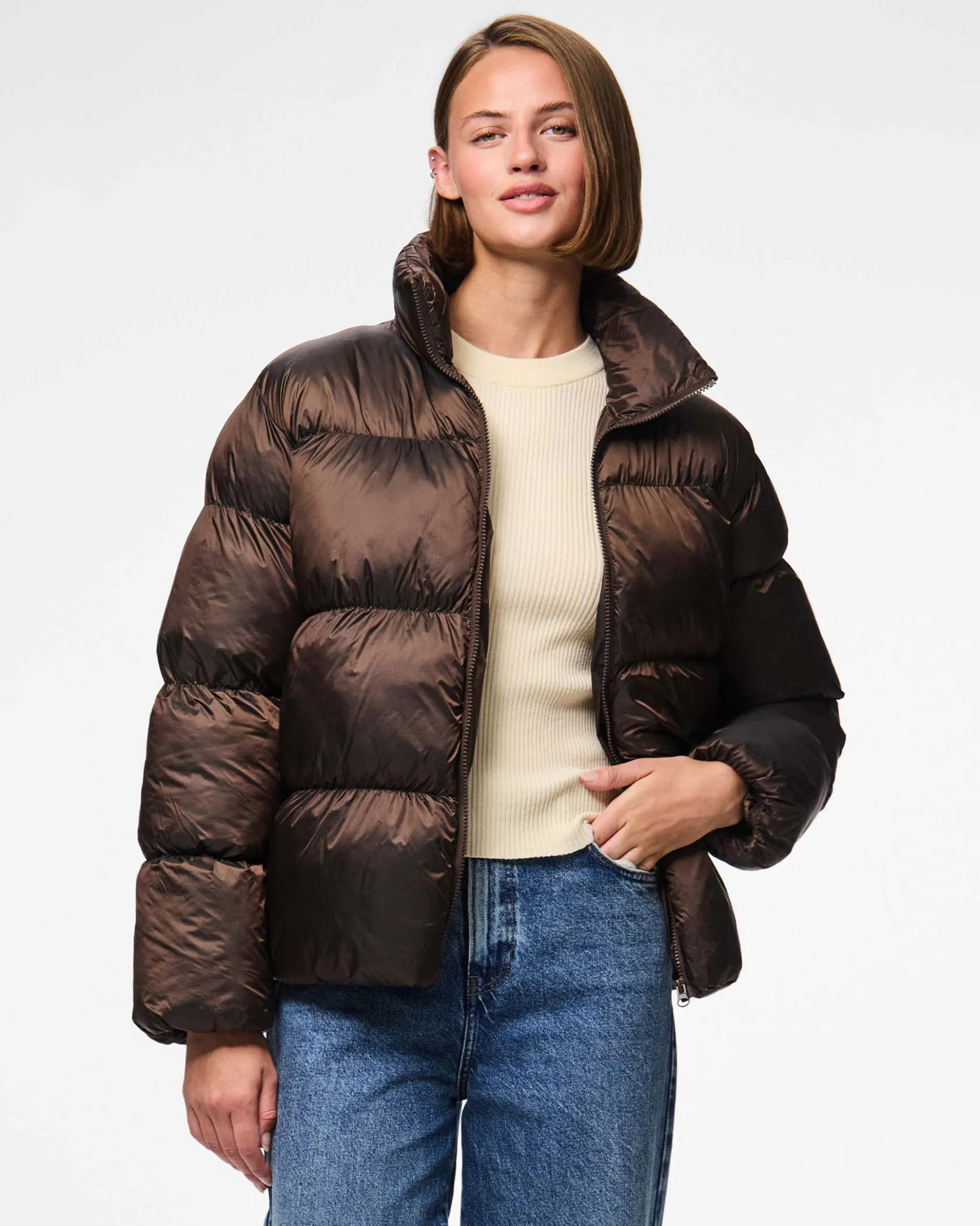 PCMILLA SHINY PUFFER JACKET