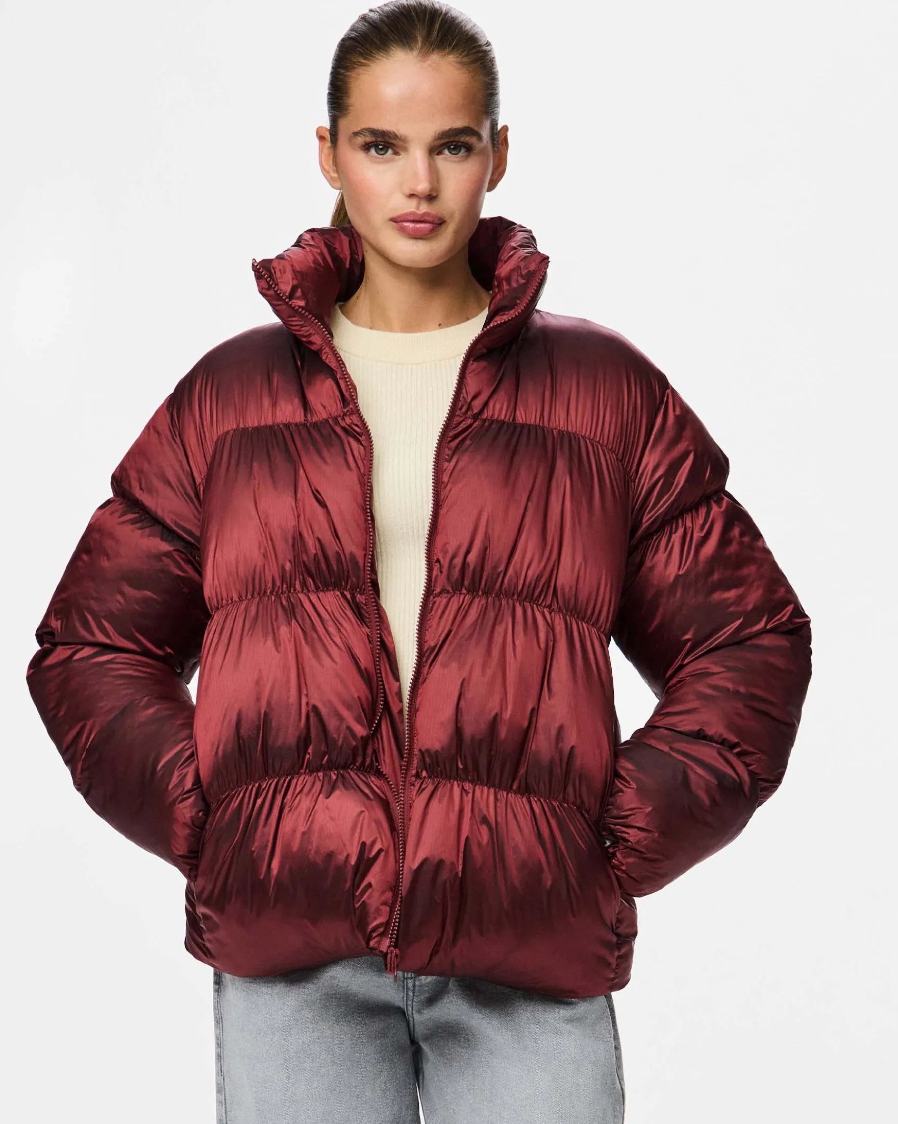 PCMILLA SHINY PUFFER JACKET