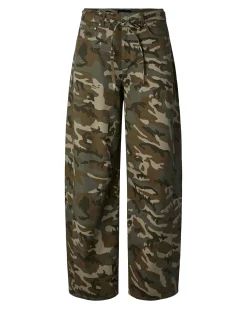 PCMIMMI TIE BARREL JEANS