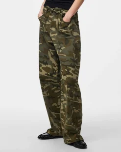 PCMIMMI TIE BARREL JEANS