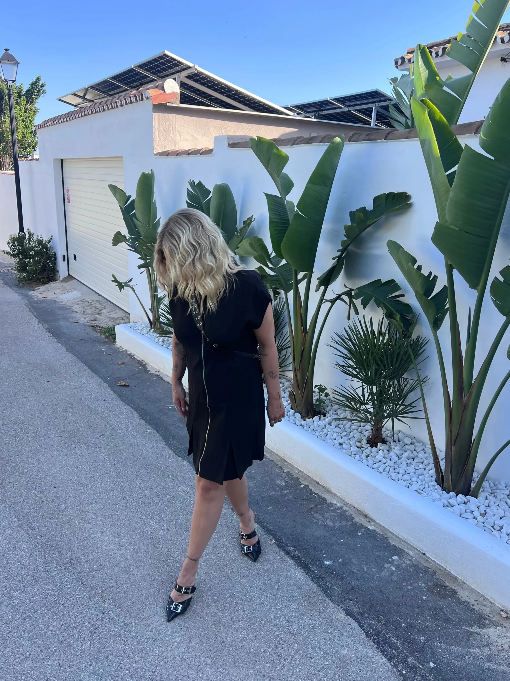 PCMORGAN SL SHORT ZIP DRESS