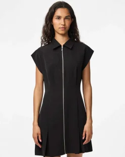 PCMORGAN SL SHORT ZIP DRESS