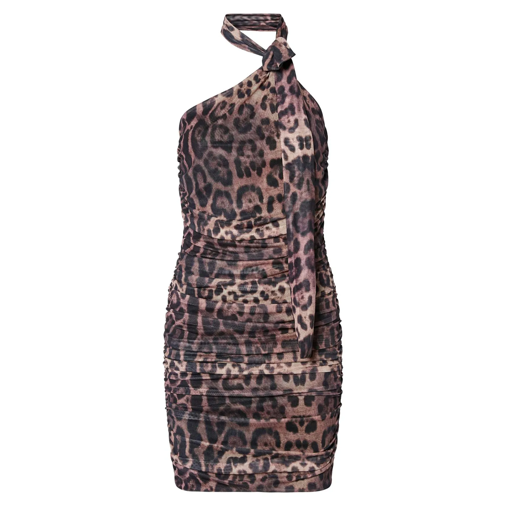 Pcnalle sl halterneck mesh dress