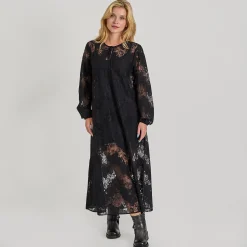 Pcnorinne ls midi dress