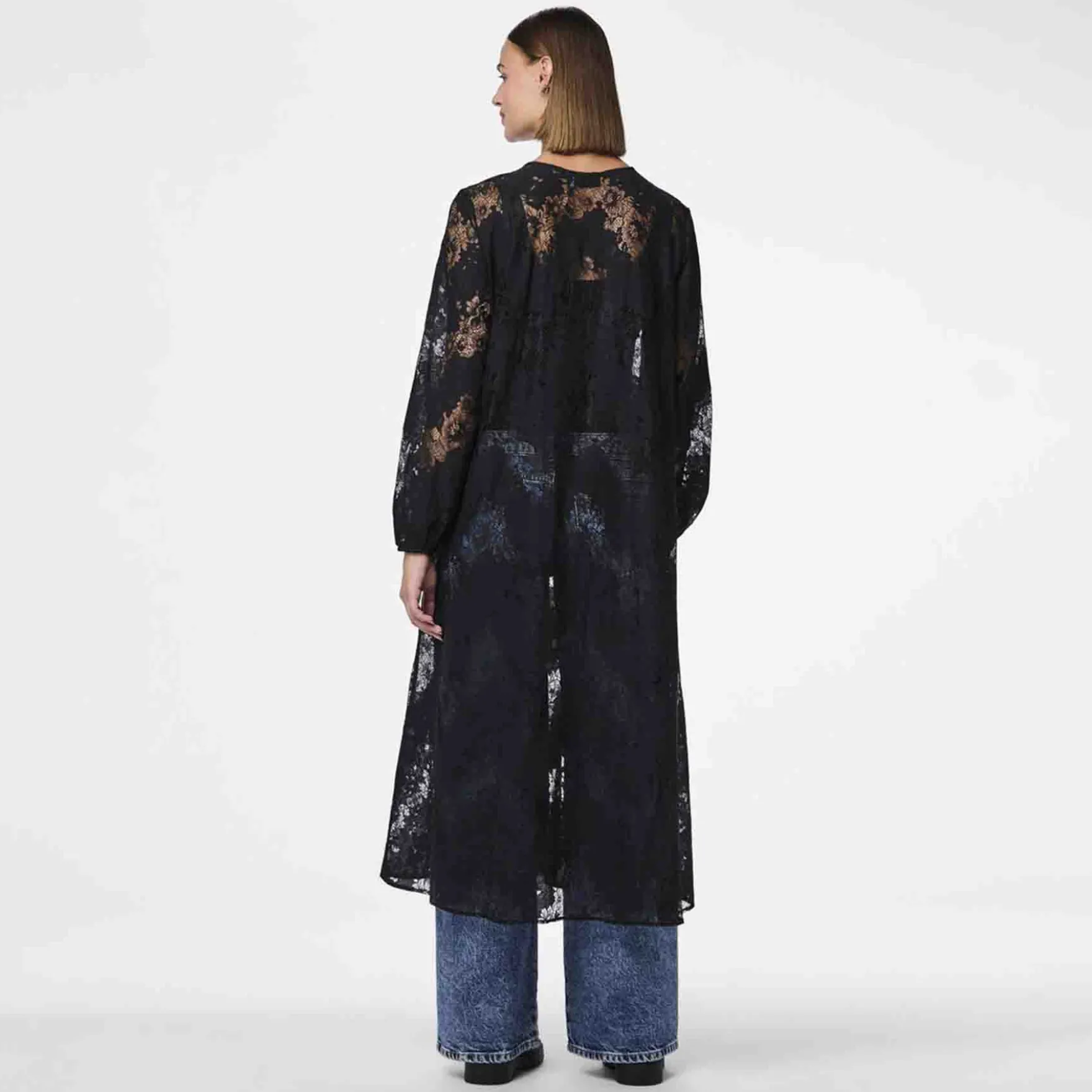 Pcnorinne ls midi dress