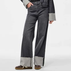 Pcpil hw straight fold up jeans
