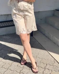 PCPIPER DENIM SHORTS