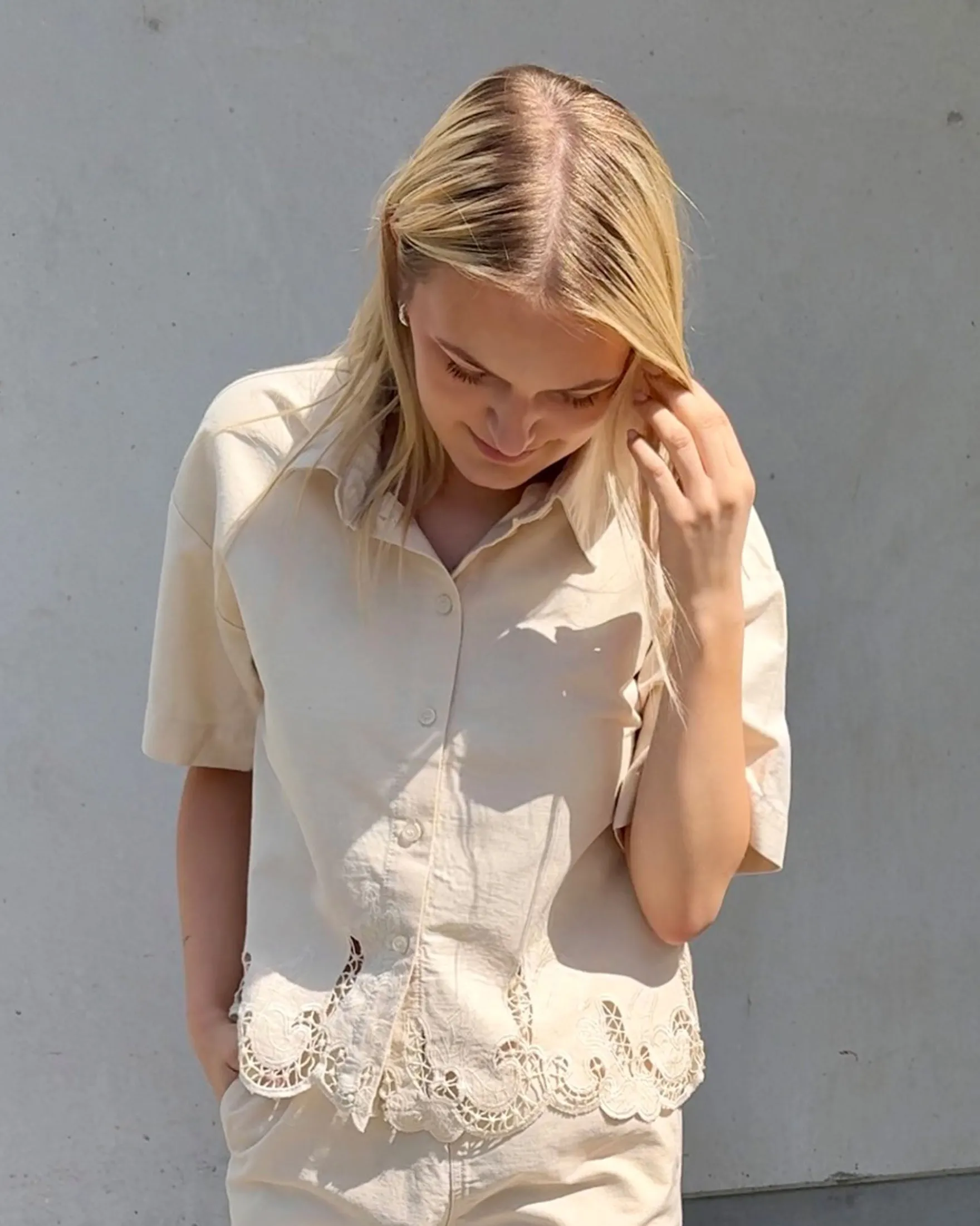 PCPIPER SS DENIM SHIRT