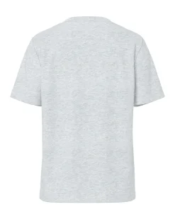 PCRIA SS LUREX NECK TEE