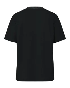PCRIA SS LUREX NECK TEE