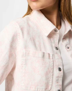 PCSALUME SS DENIM SHIRT