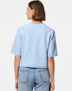 Pcsilly ss o-neck knit