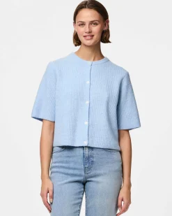Pcsilly ss o-neck knit