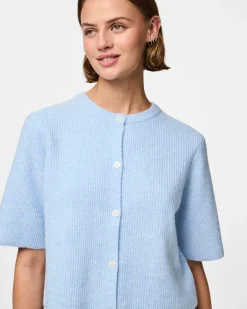 Pcsilly ss o-neck knit