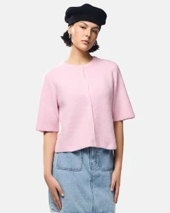 Pcsilly ss o-neck knit
