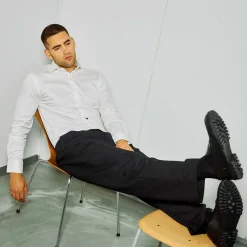 Poplin stretch shirt
