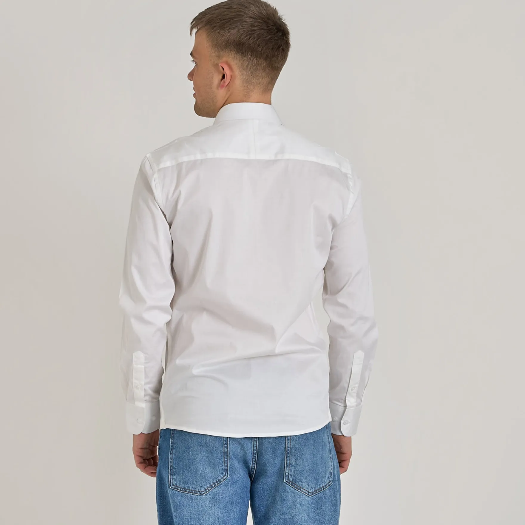 Poplin stretch shirt