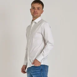 Poplin stretch shirt