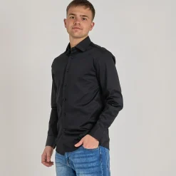 Poplin stretch shirt