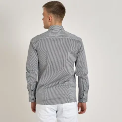 Poplin stretch shirt