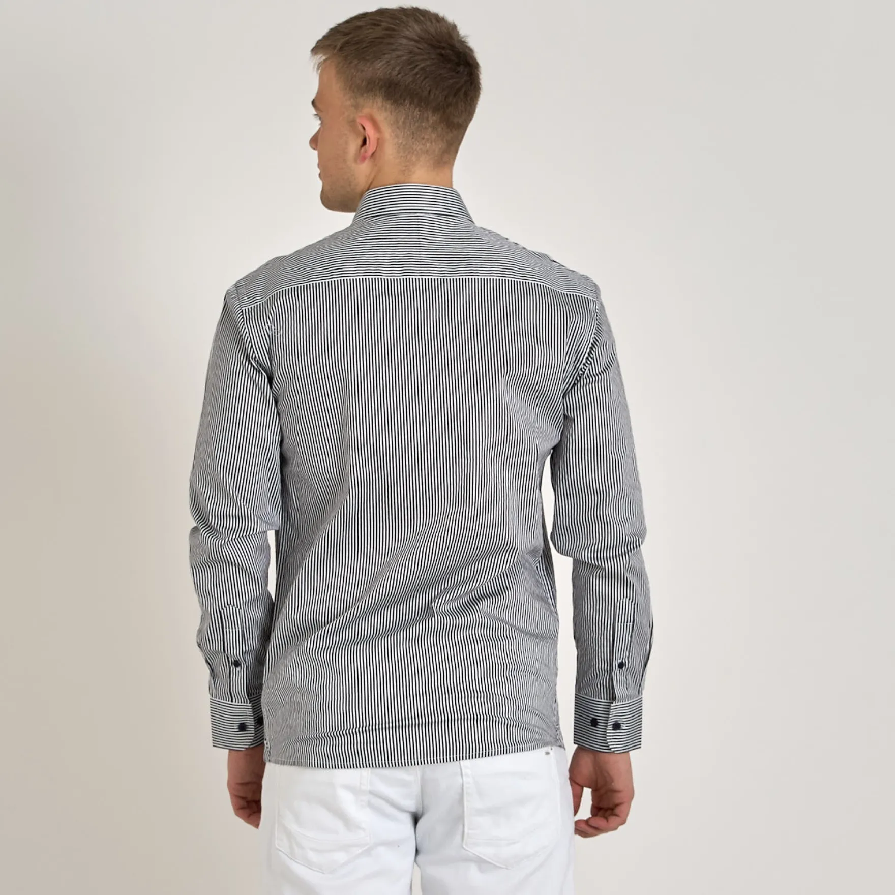 Poplin stretch shirt