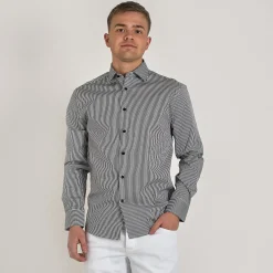 Poplin stretch shirt