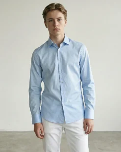 Poplin stretch shirt
