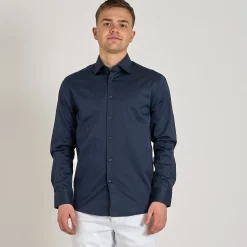 Poplin stretch shirt