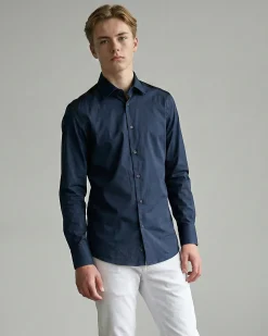 Poplin stretch shirt