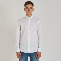 Poplin stretch shirt