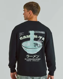 Printed Boxy Crew