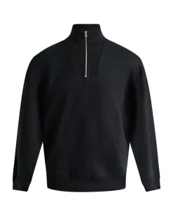 Printed Boxy Half Zip