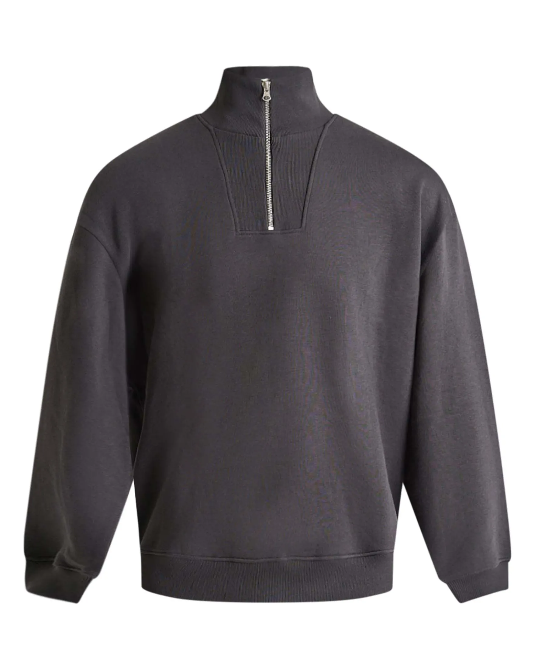 Printed Boxy Half Zip