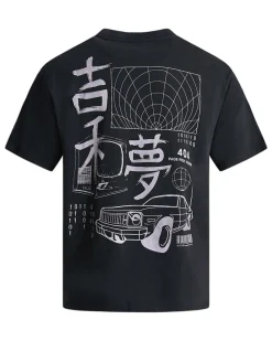 Printed dyed tee