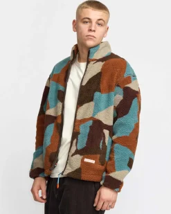 Printed Teddy Jacket