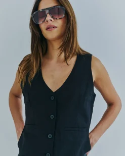 Puragnes linen vest