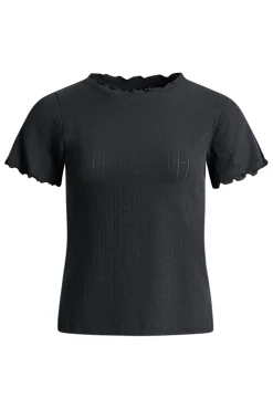 Puranine ss pointelle tee