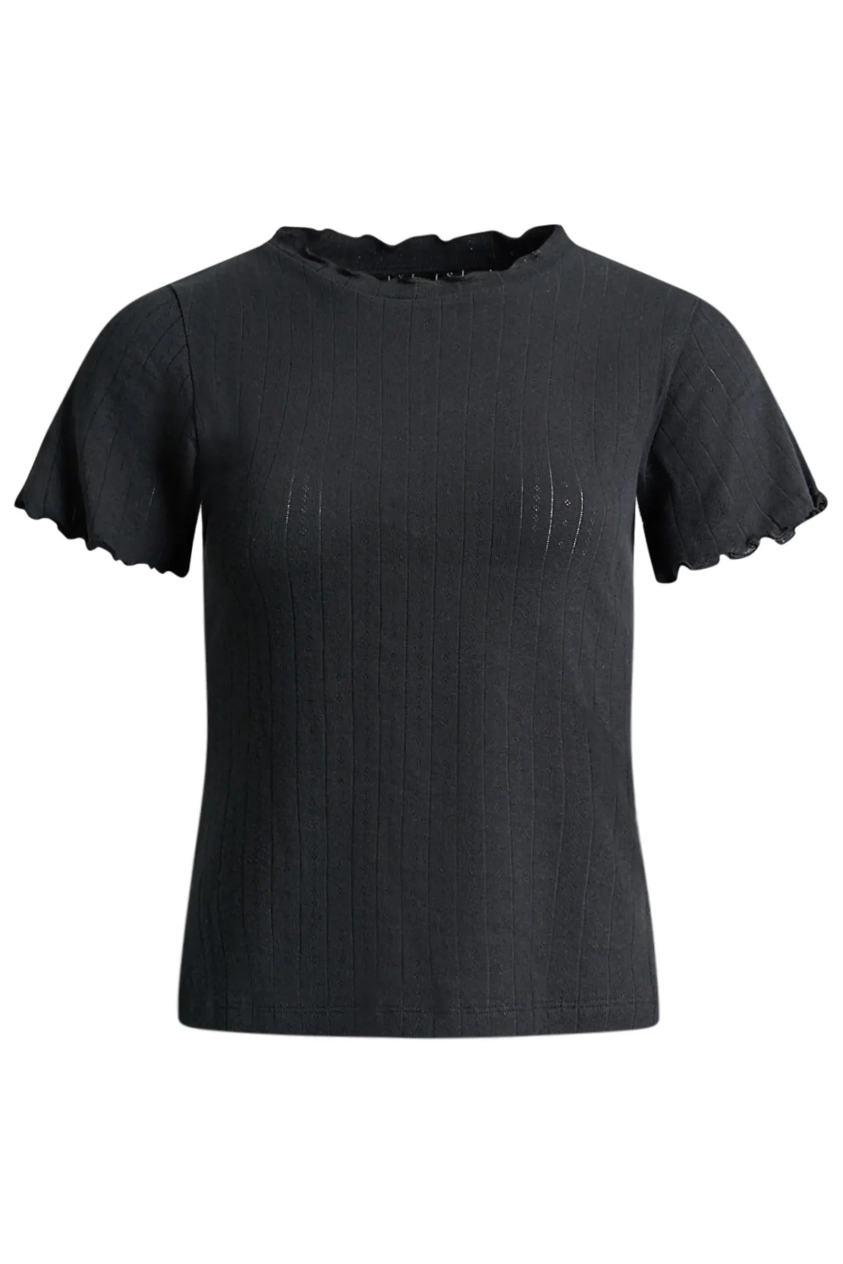 Puranine ss pointelle tee
