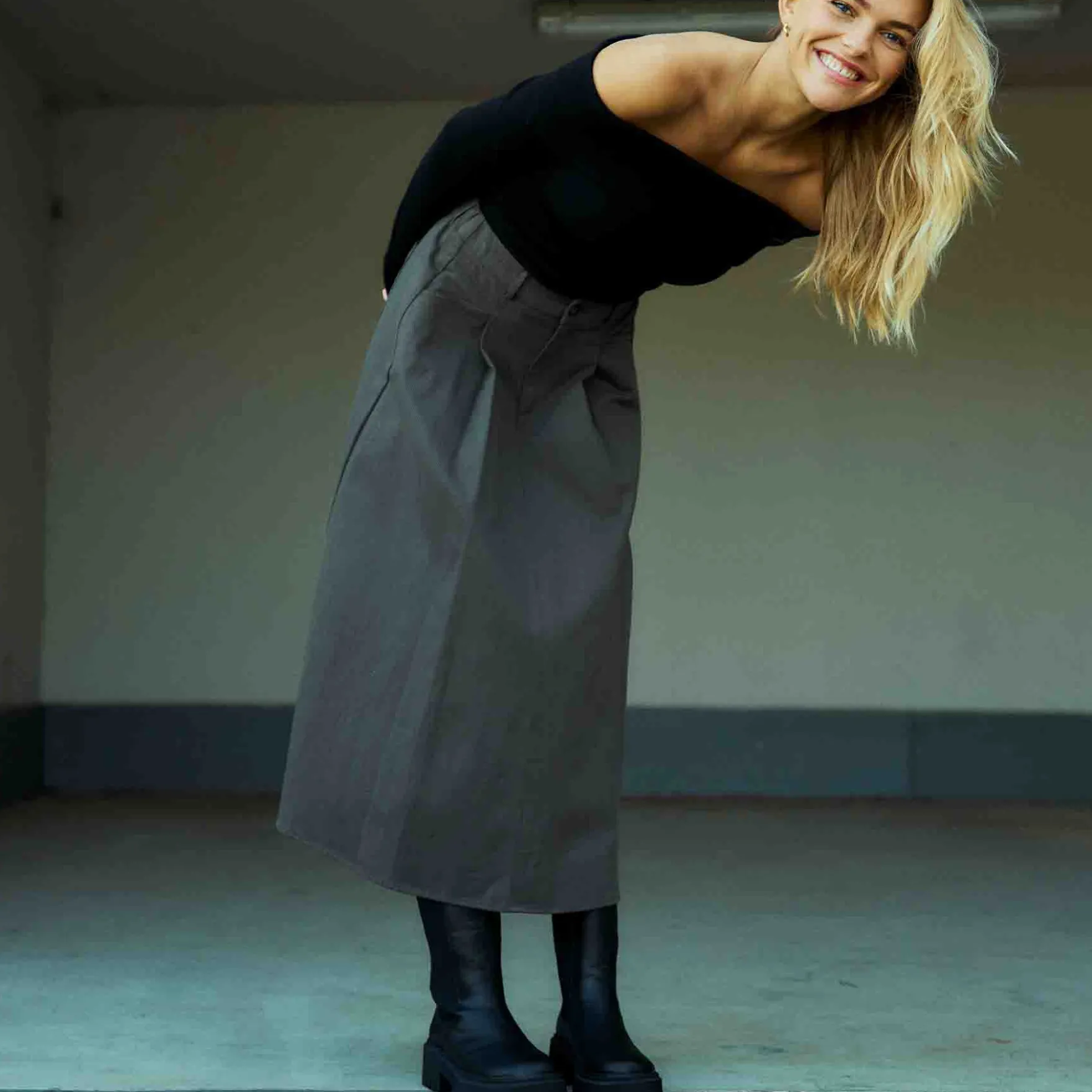 Puranna denim skirt