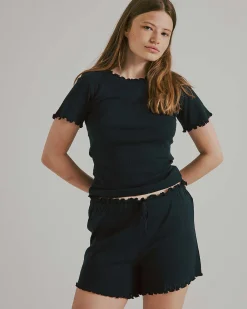 Purany pointelle shorts