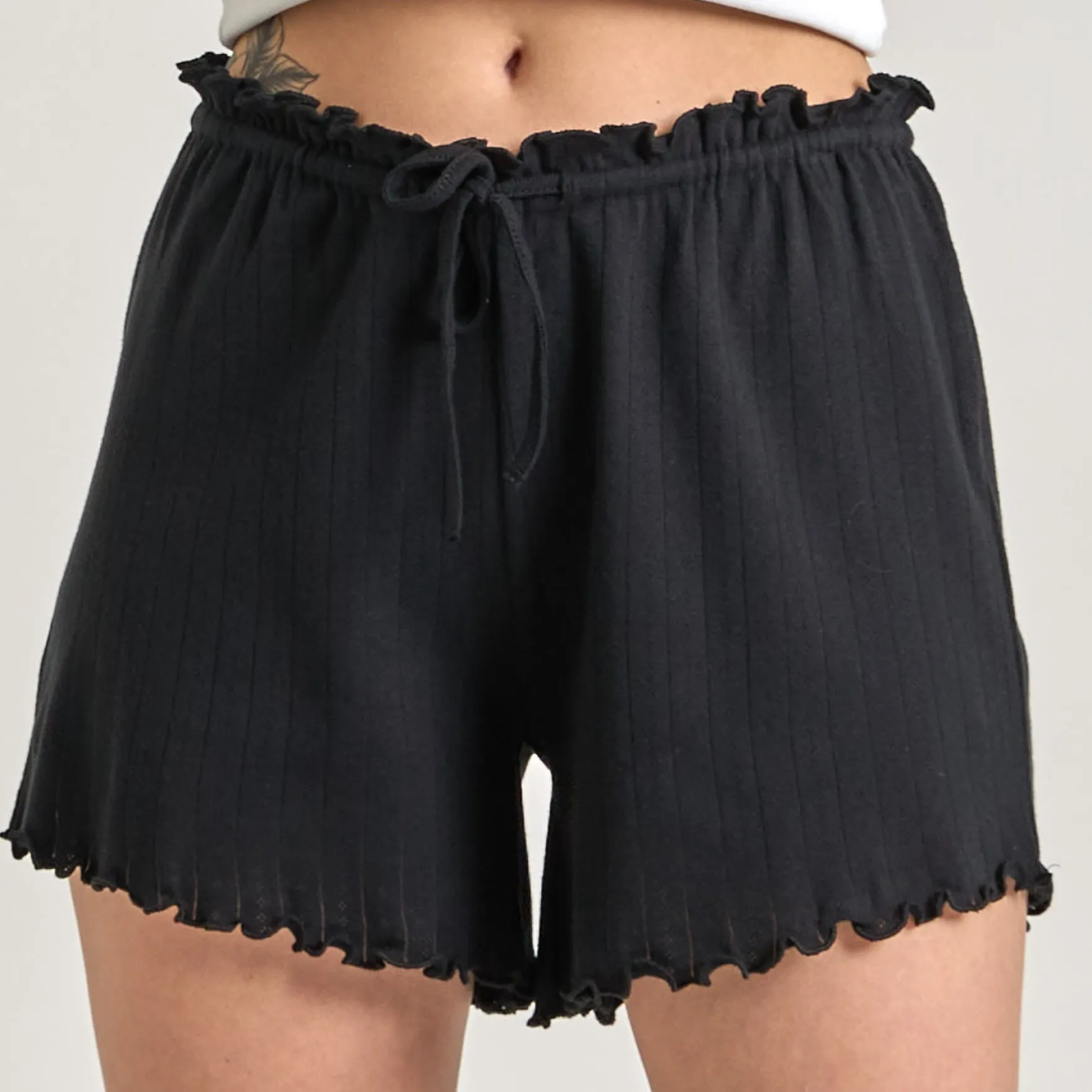 Purany pointelle shorts
