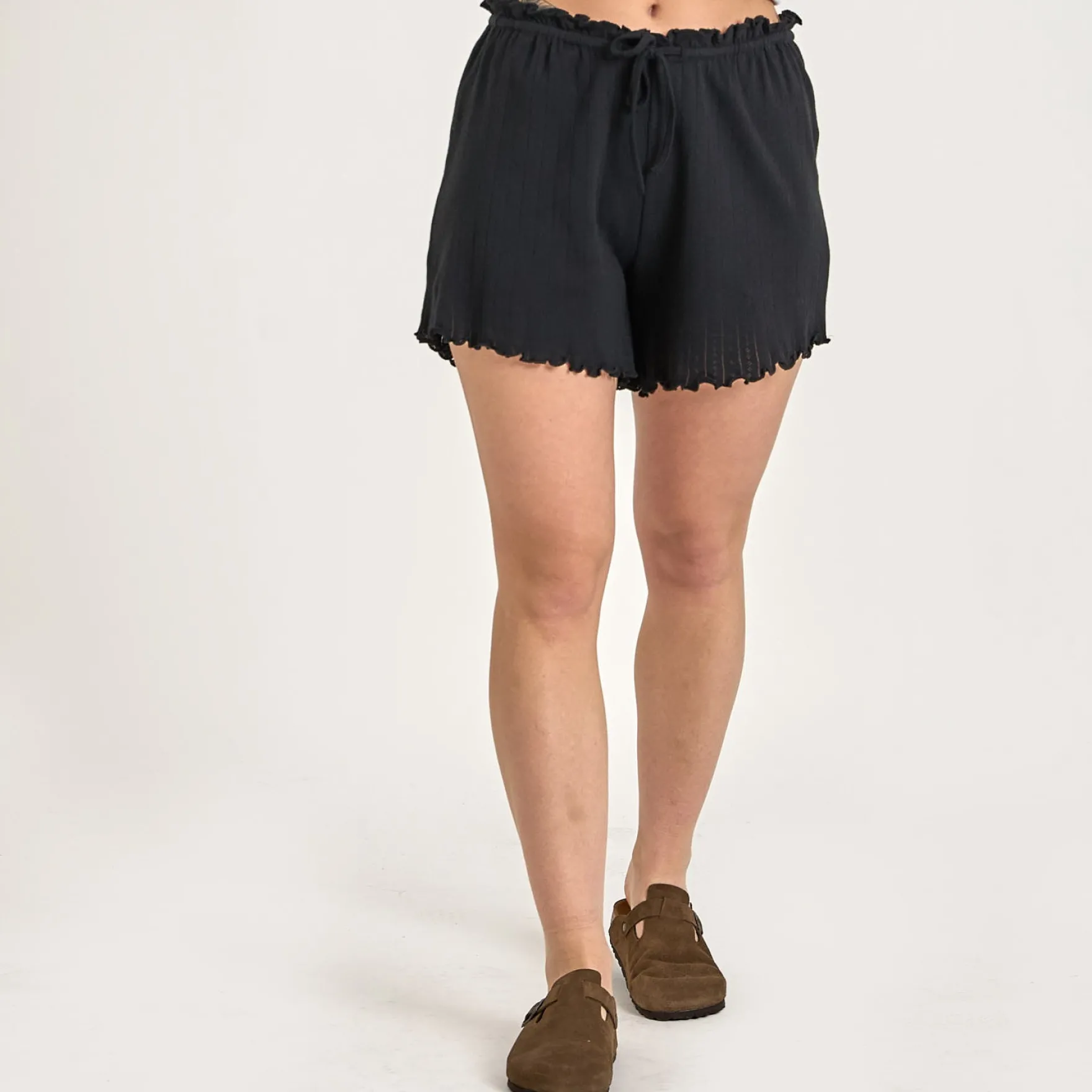 Purany pointelle shorts