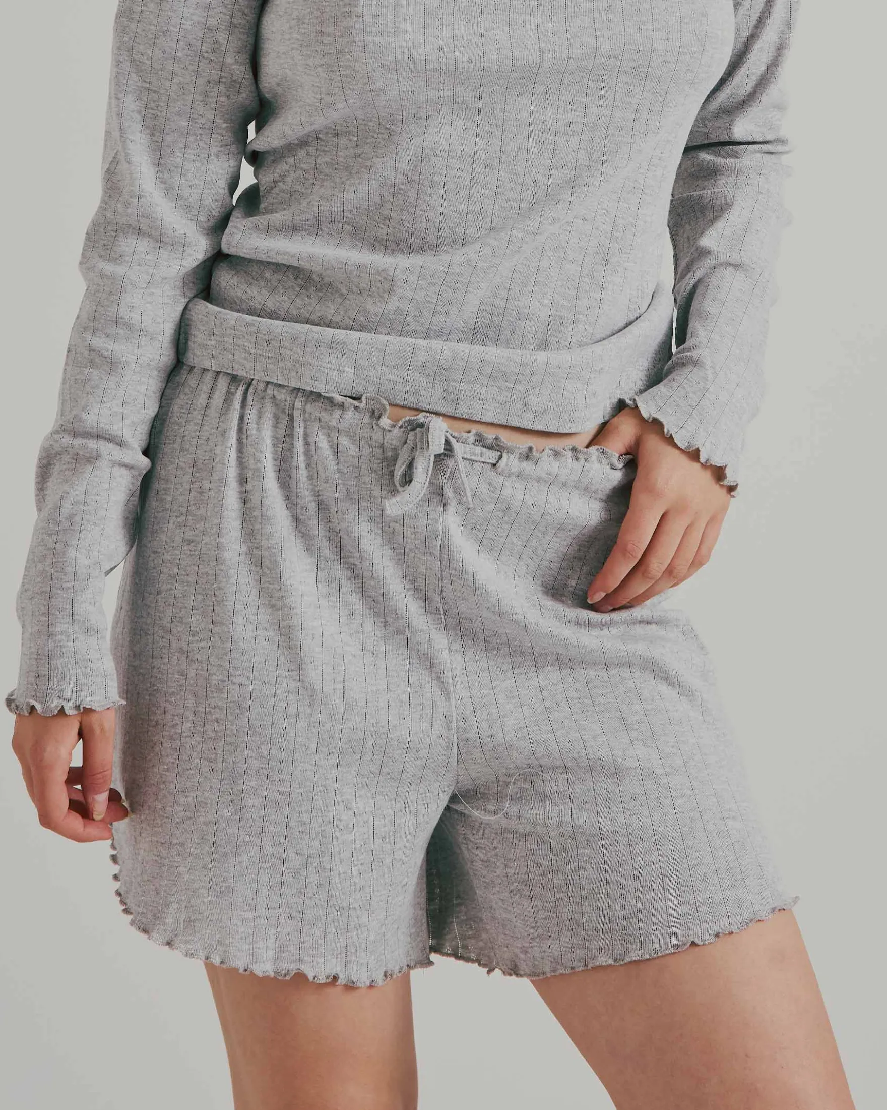 Purany pointelle shorts