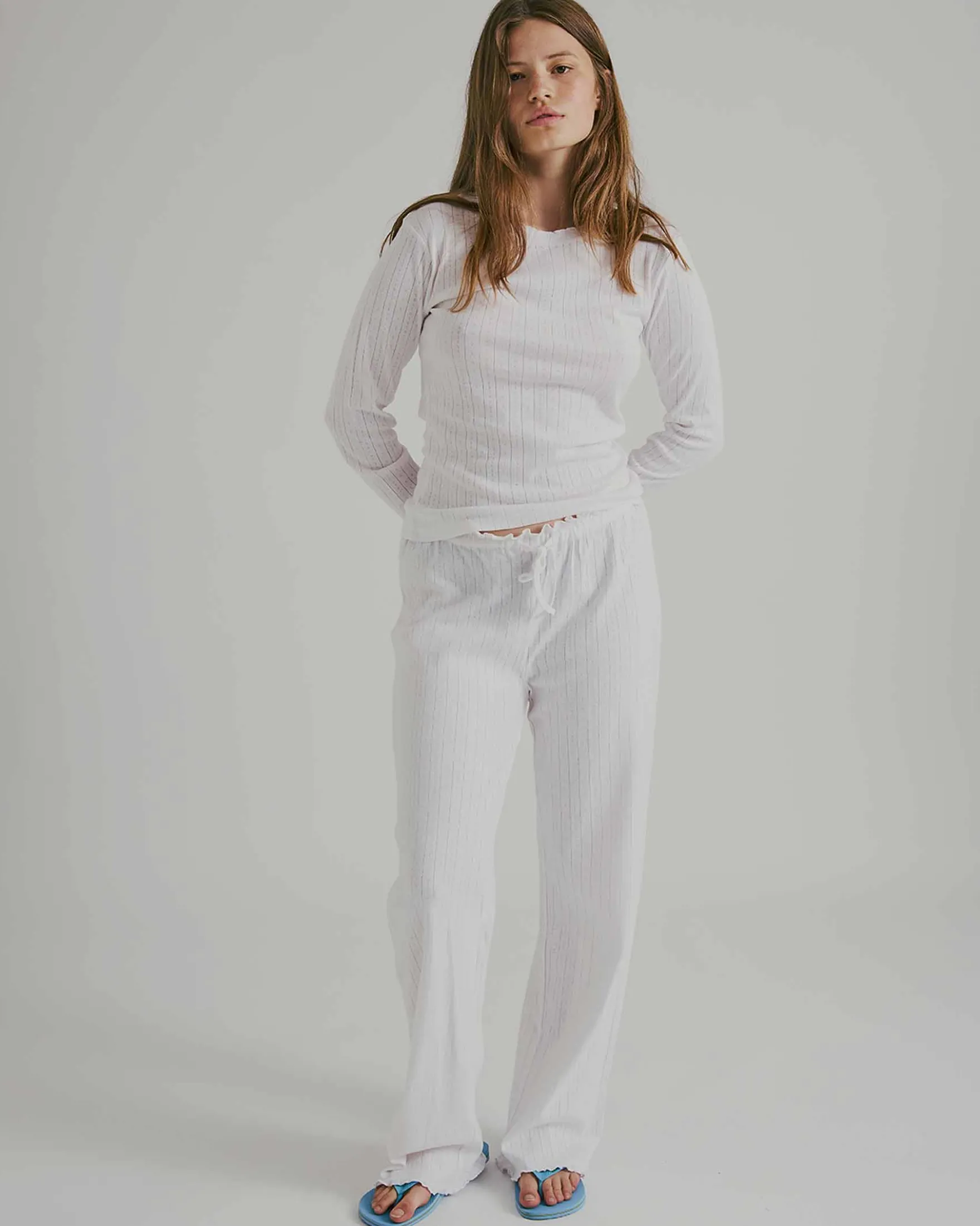 Purasta pointelle pants