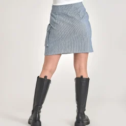 Purcasso pinstripe skirt