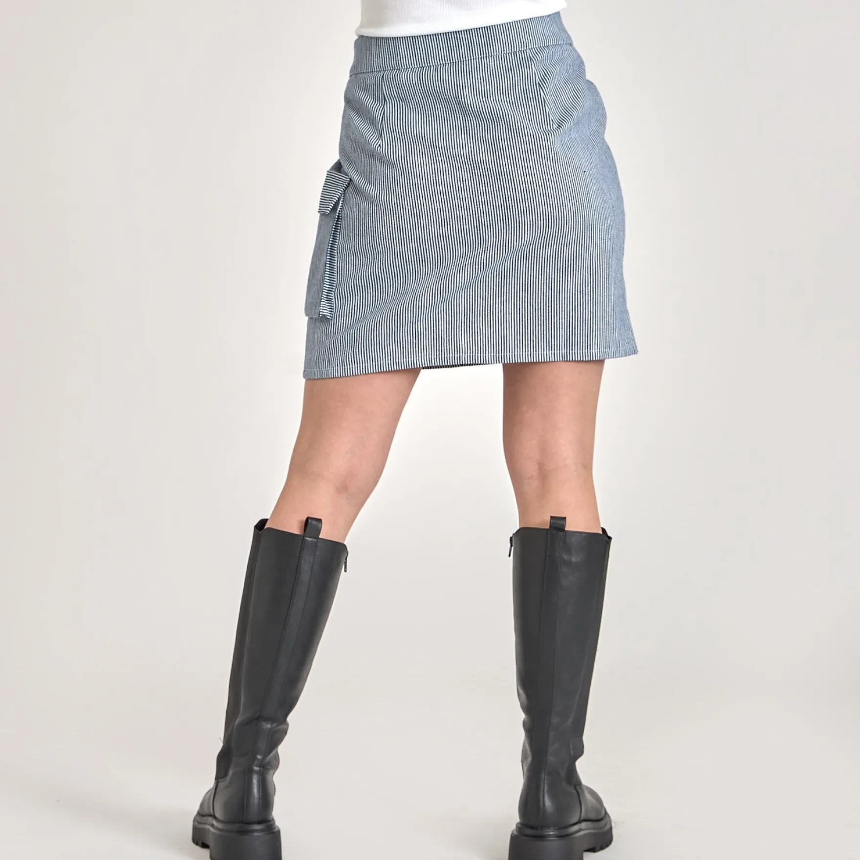 Purcasso pinstripe skirt