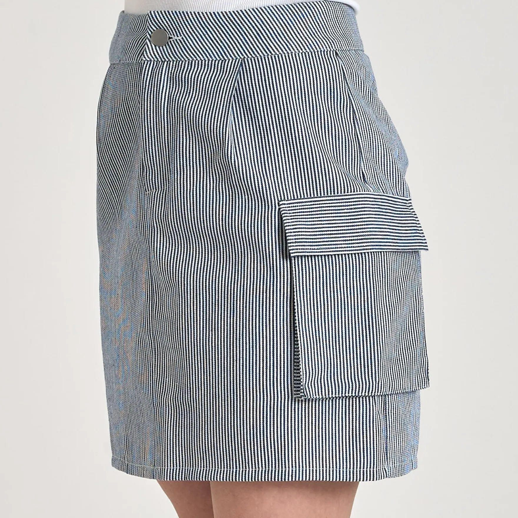 Purcasso pinstripe skirt