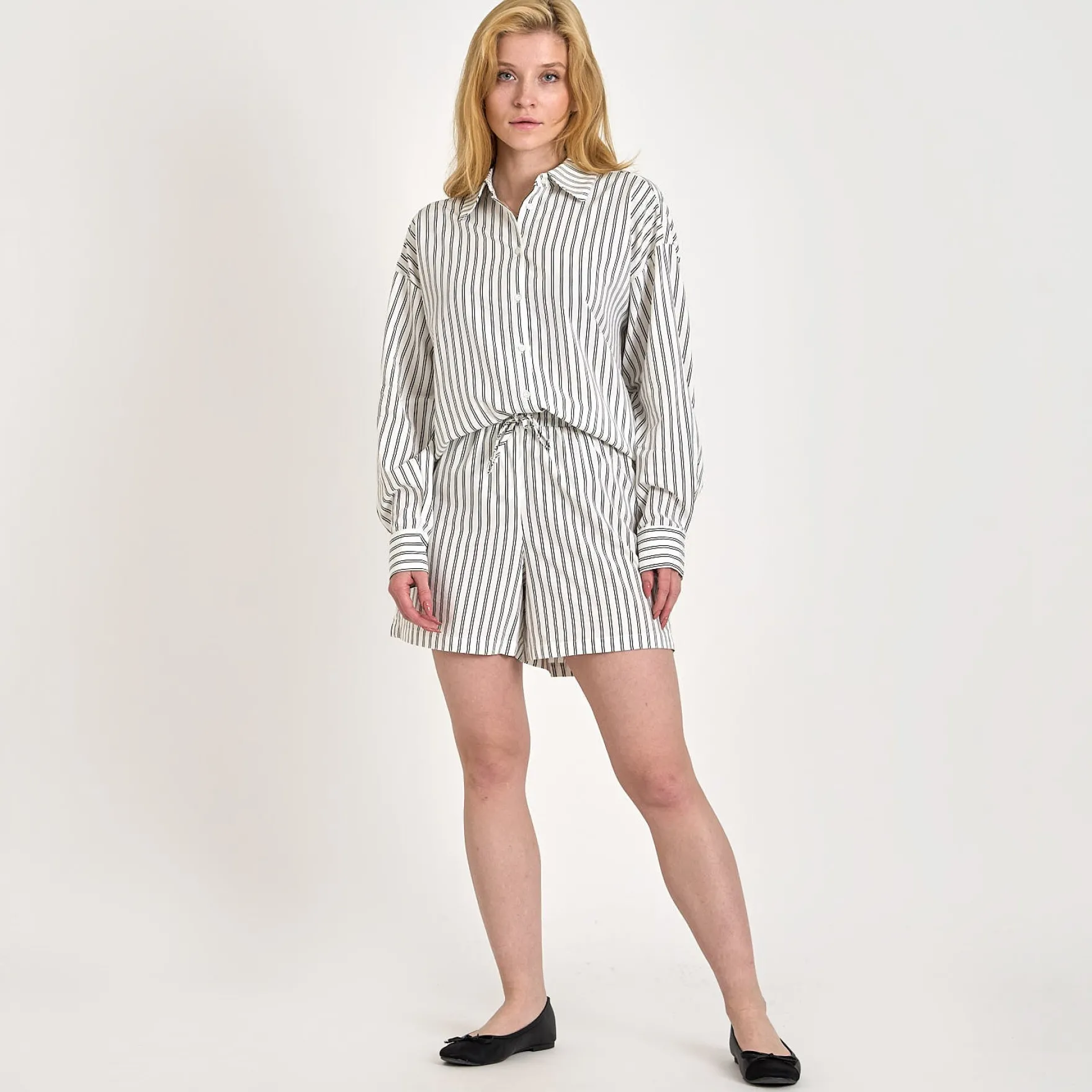 Purcathrine stripe shirt